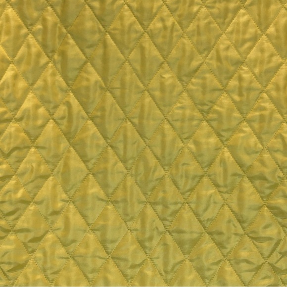 Barbour Quilted Yellow Vest with Contrast Dark Collar - Picture 9 of 11